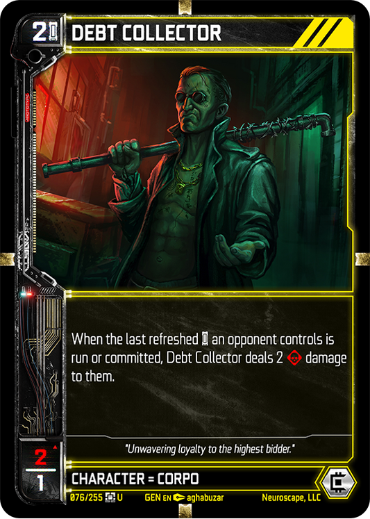 Neuroscape TCG - Debt Collector GEN-076