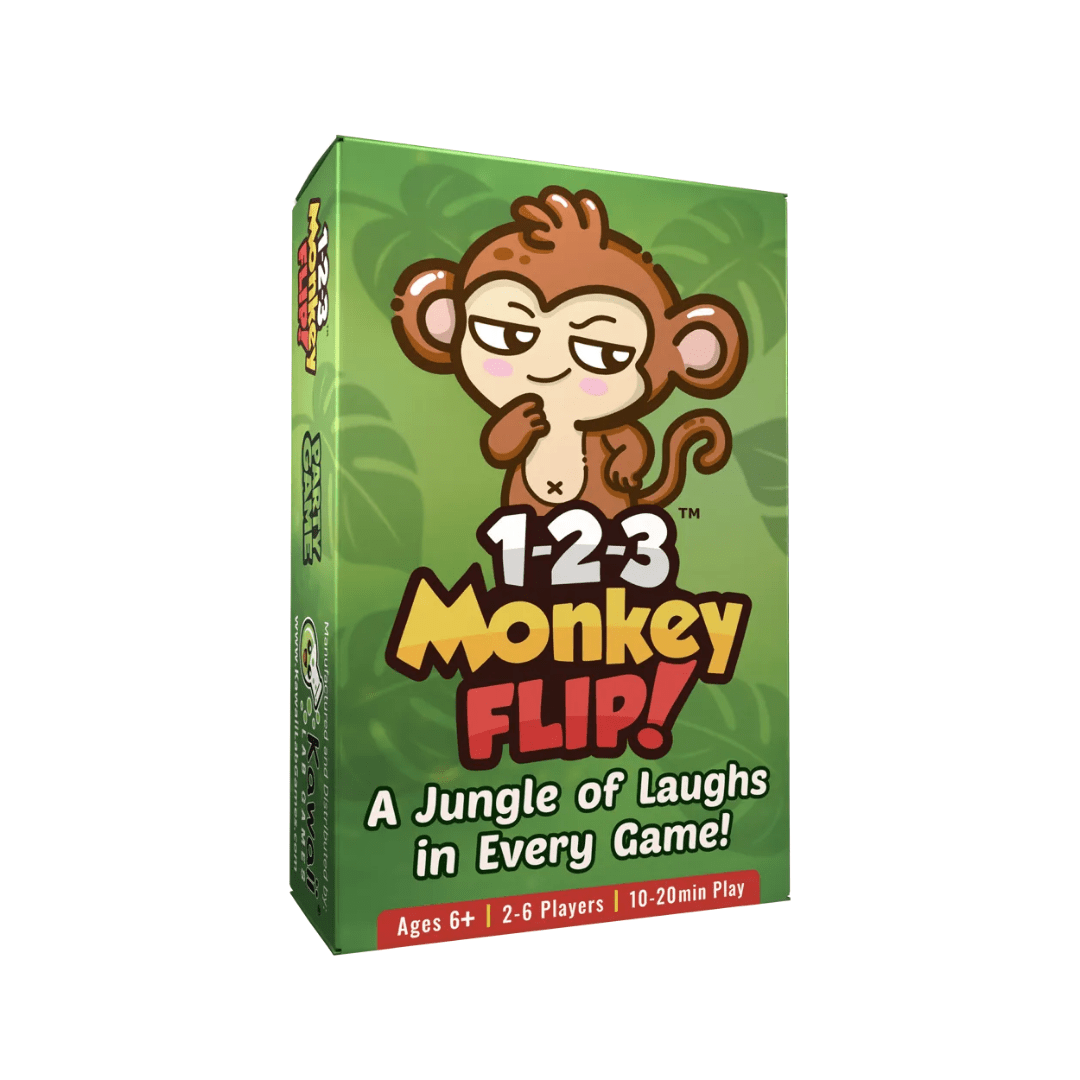 1-2-3 Monkey Flip (Kawaii Lab Games) - The Feisty Goblin Gamehouse -