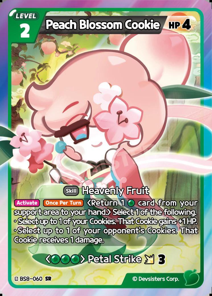CookieRun TCG - Peach Blossom Cookie [BS8-060 SR]
