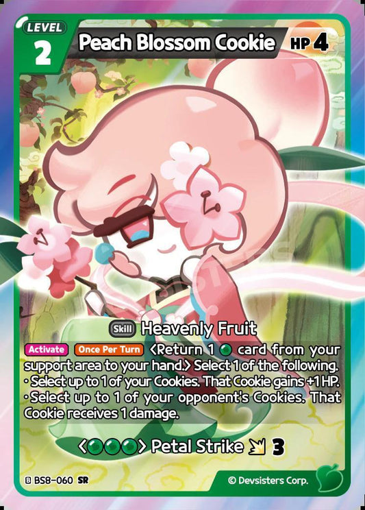 CookieRun TCG - Peach Blossom Cookie [BS8-060 SR]