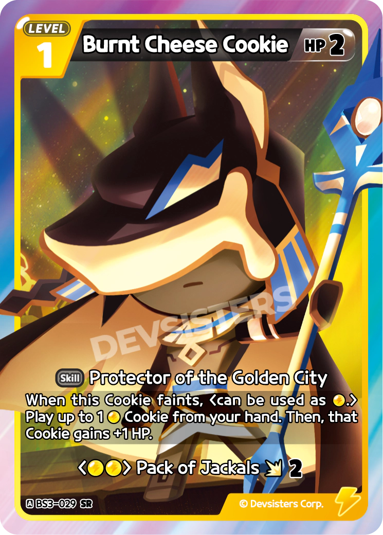 CookieRun TCG - Burnt Cheese Cookie [BS3-029 SR]