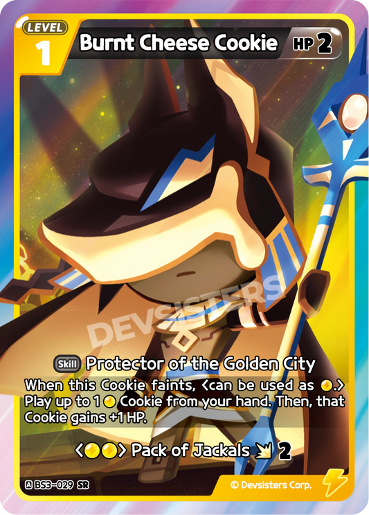 CookieRun TCG - Burnt Cheese Cookie [BS3-029 SR]