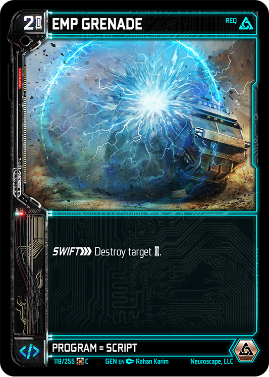 Neuroscape TCG - Emp Grenade GEN-119