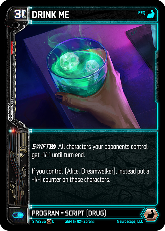Neuroscape TCG - Drink Me GEN-214