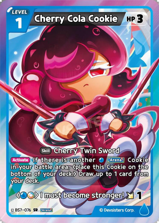 CookieRun TCG - Cherry Cola Cookie [BS7-076 SR]