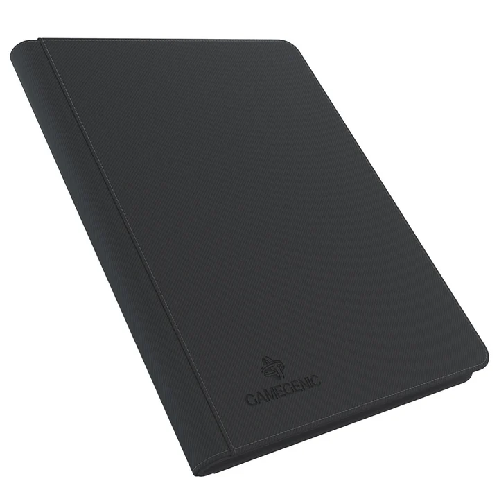 GameGenic - Zip-Up Ring- Binder Slim: Black