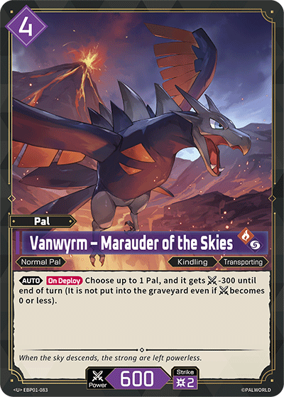 Palworld TCG - Vanwyrm – Marauder of the Skies [EBP01-083U]