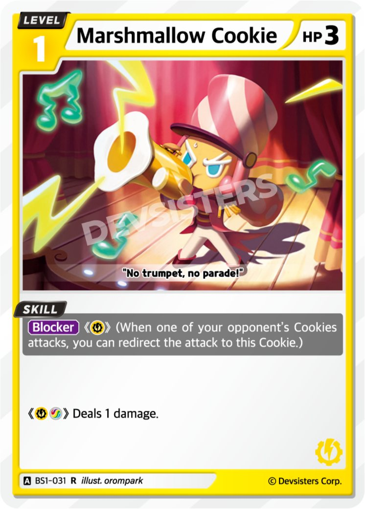 CookieRun TCG - Marshmallow Cookie [BS1‑031 R]