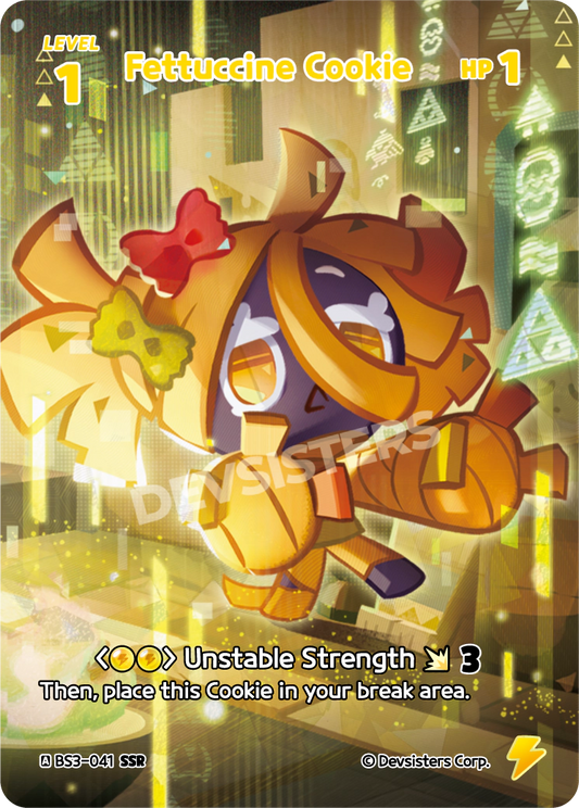 CookieRun TCG - Fettuccine Cookie [BS3-041 SSR]