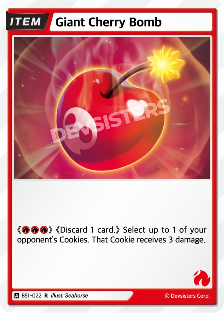 CookieRun TCG - Giant Cherry Bomb [BS1‑022 R]