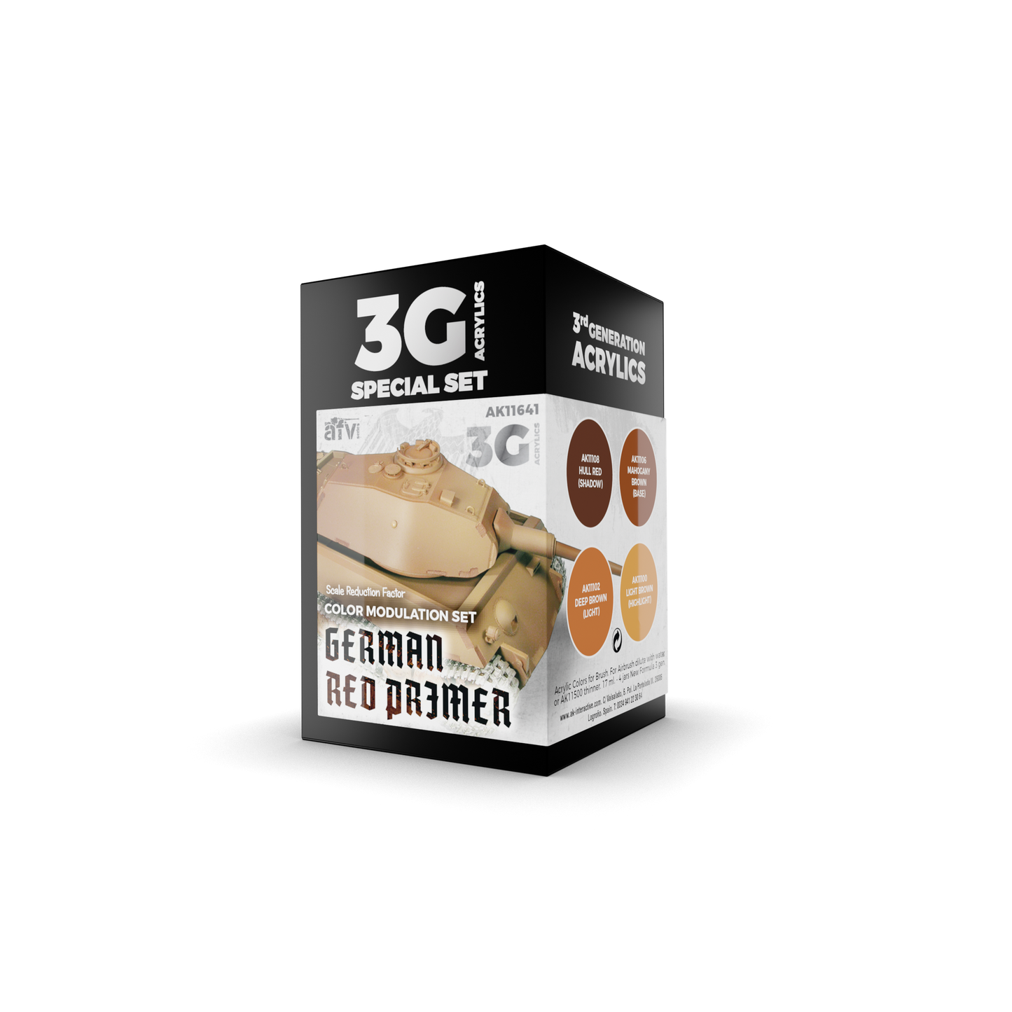 AK Interactive - 3G Special Set: German Red Primer (4ct)