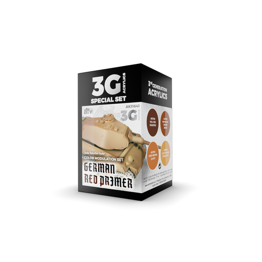 AK Interactive - 3G Special Set: German Red Primer (4ct)