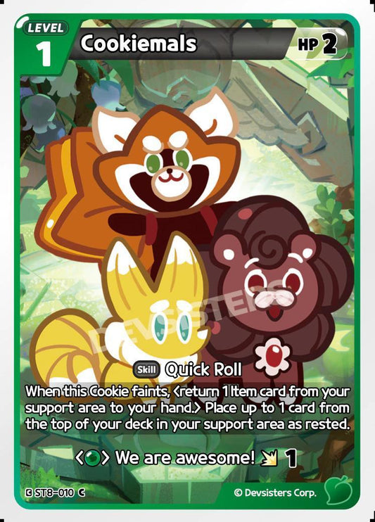 CookieRun TCG - Cookiemals [ST8-010 C]