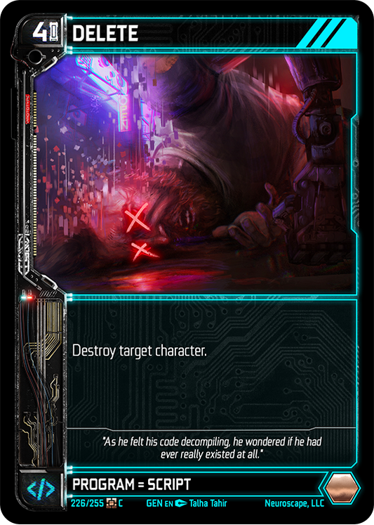 Neuroscape TCG - Delete GEN-226