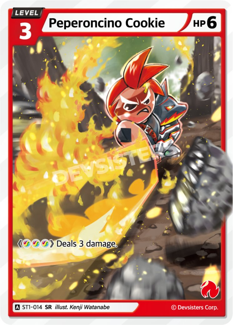 CookieRun TCG - Peperoncino Cookie [ST1-014 SR]