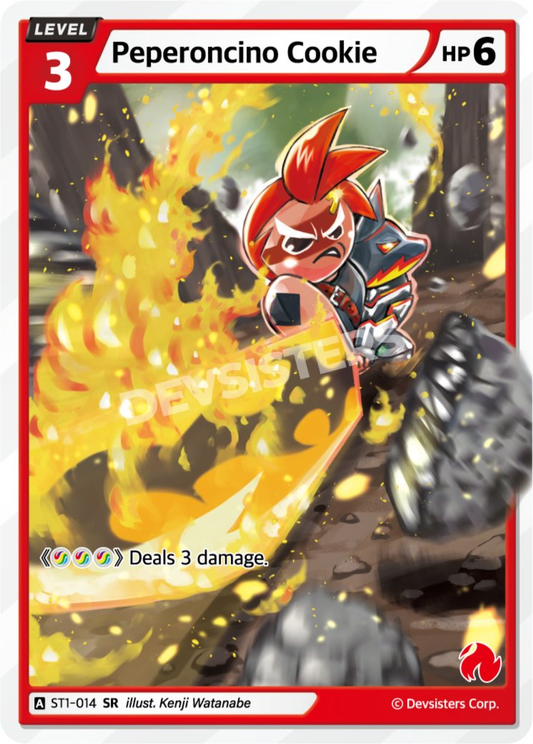CookieRun TCG - Peperoncino Cookie [ST1-014 SR]