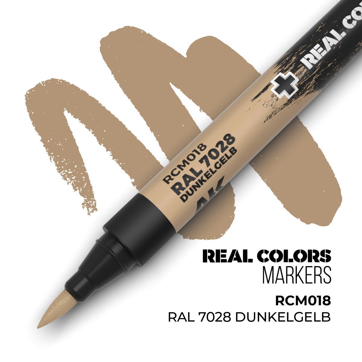 AK Interactive - Real Colors Markers: RAL 7028 Dunkelgelb