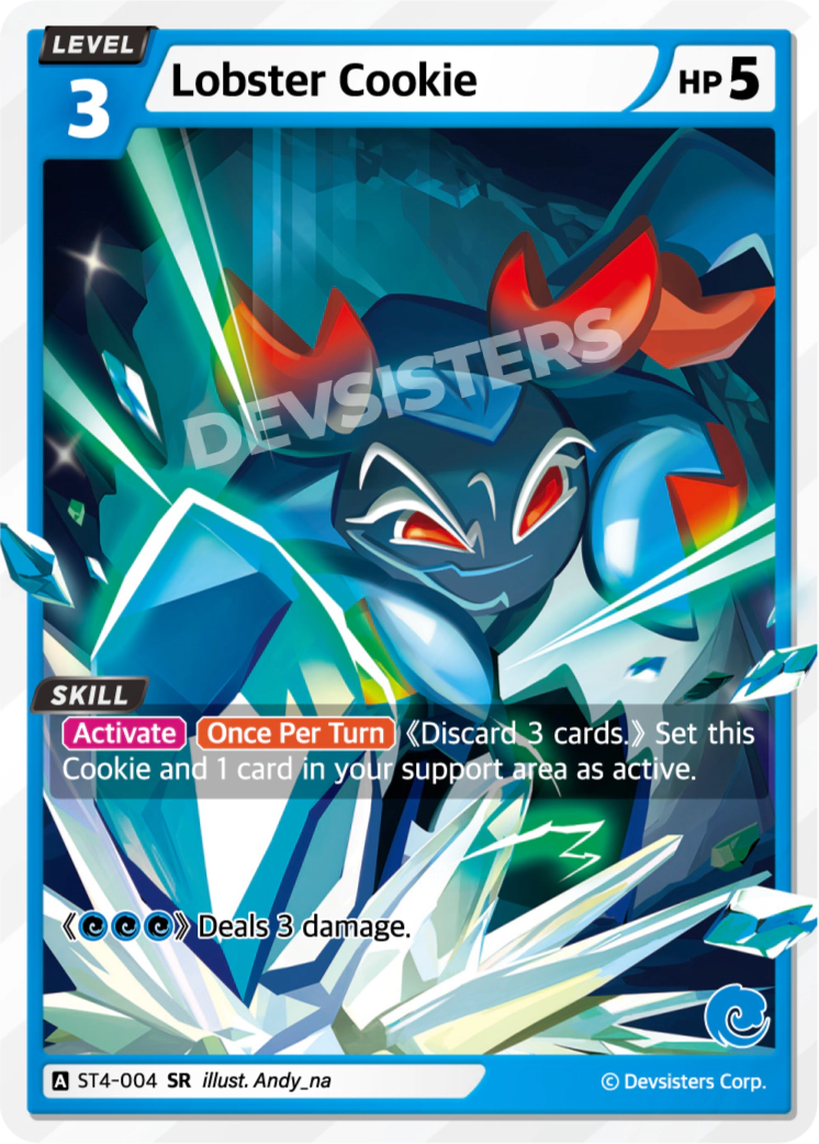 CookieRun TCG - Lobster Cookie [ST4-004 SR]