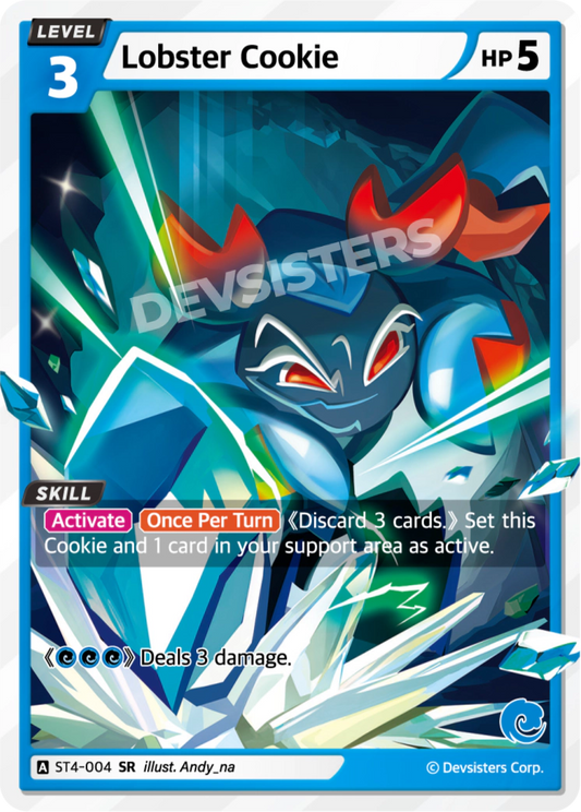 CookieRun TCG - Lobster Cookie [ST4-004 SR]
