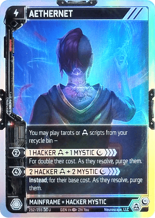 Neuroscape TCG - Aethernet GEN-252 Foil