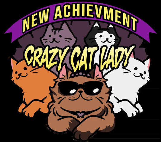 Dungeon Crawler Carl: New Achievement Crazy Cat Lady Enamel Pin