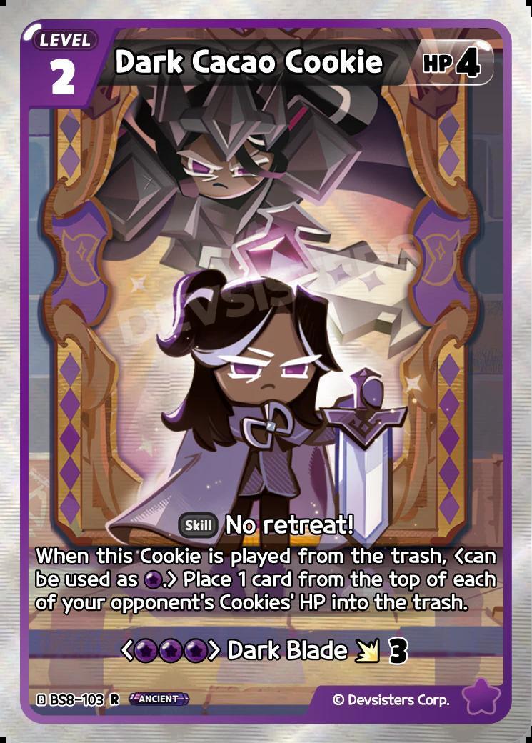 CookieRun TCG - Dark Cacao Cookie [BS8-103 R]
