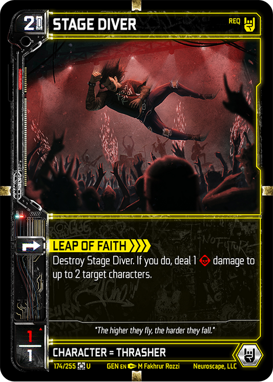 Neuroscape TCG - Stage Diver GEN-174