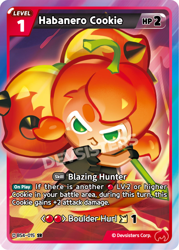 CookieRun TCG - Habanero Cookie [BS4-015 SR]