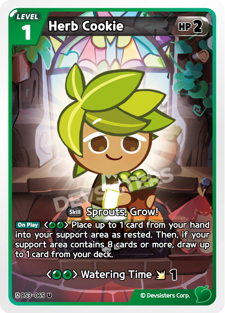 CookieRun TCG - Herb Cookie [BS3-065 U]