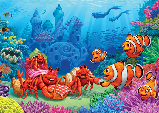Cobble Hill - Clownfish Gathering Tray Puzzle (35 Piece)