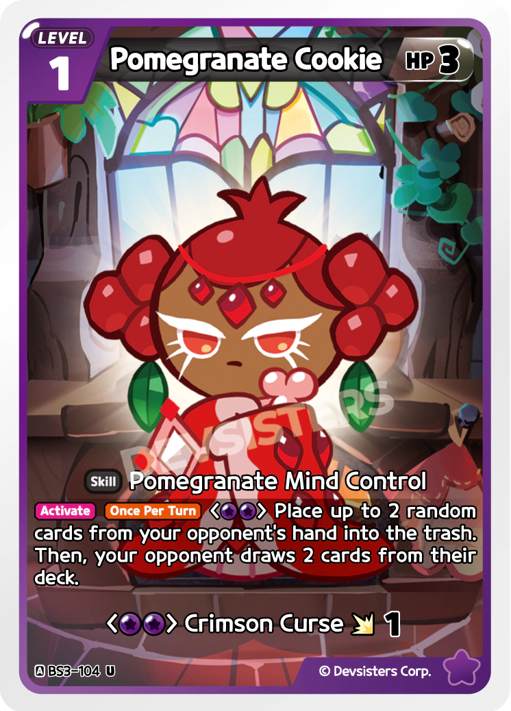 CookieRun TCG - Pomegranate Cookie [BS3-104 U]