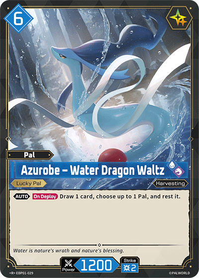 Palworld TCG - Azurobe – Water Dragon Waltz [EBP01-029R]