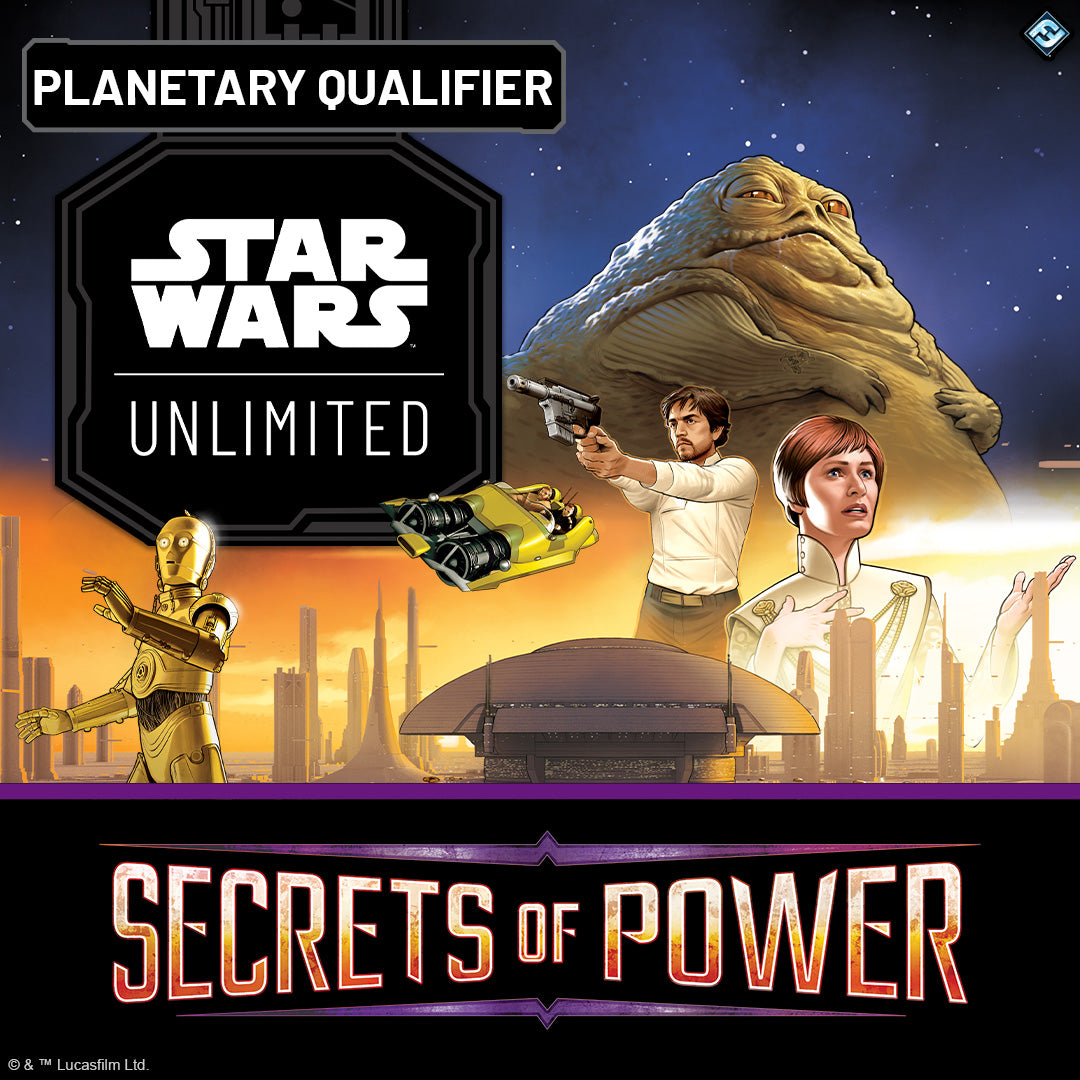 Star Wars: Unlimited Planetary Qualifier — Sealed Format Secrets of Power