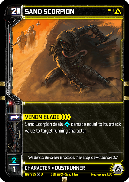 Neuroscape TCG - Sand Scorpion GEN-100