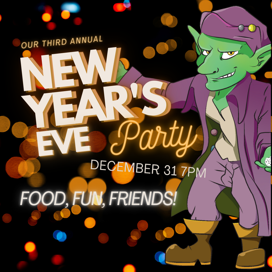 New Year's Eve Game Night Party
