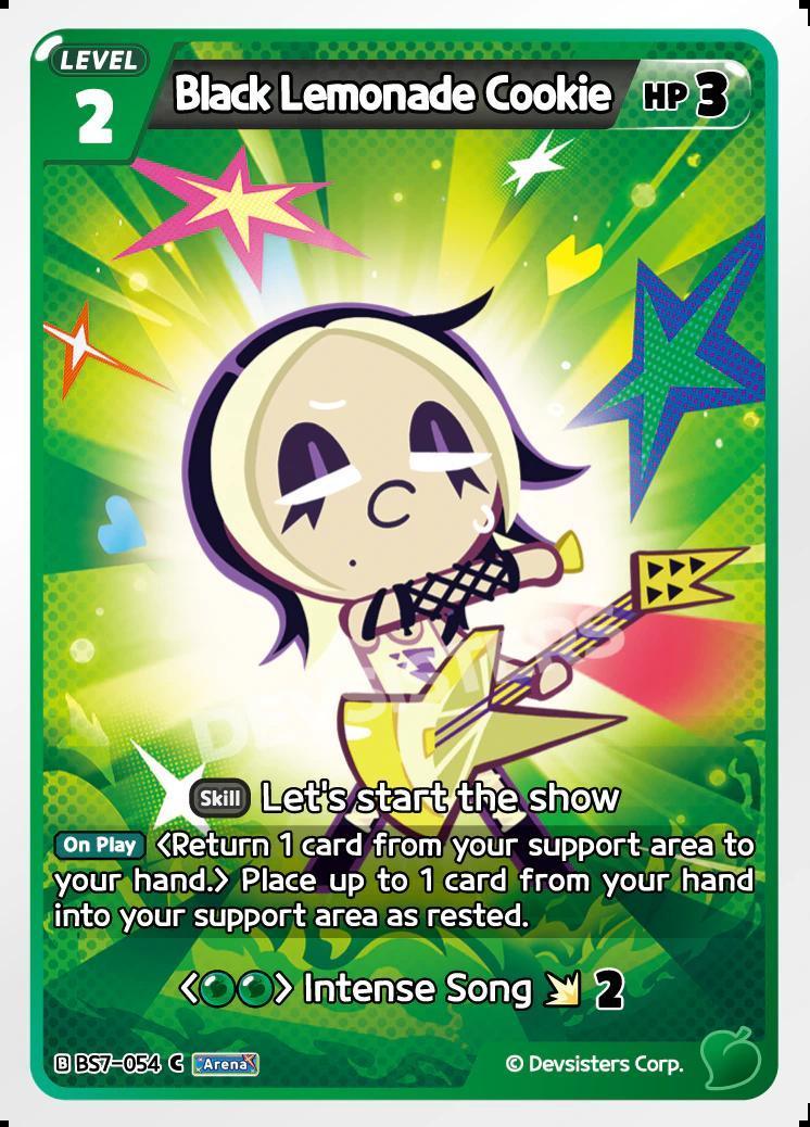 CookieRun TCG - Black Lemonade Cookie [BS7-054 C]