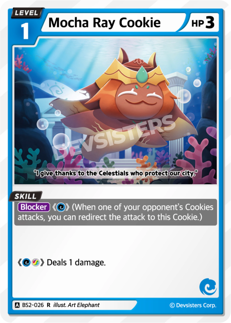 CookieRun TCG - Mocha Ray Cookie [BS2-026 R]