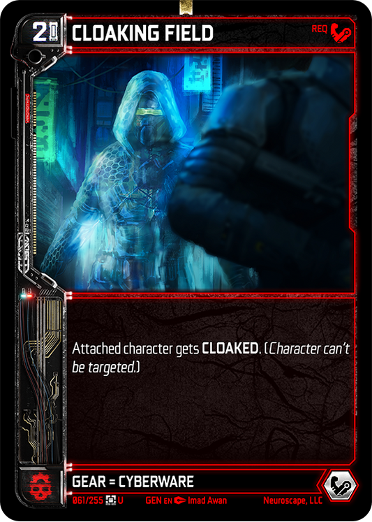 Neuroscape TCG - Cloaking Field GEN-061