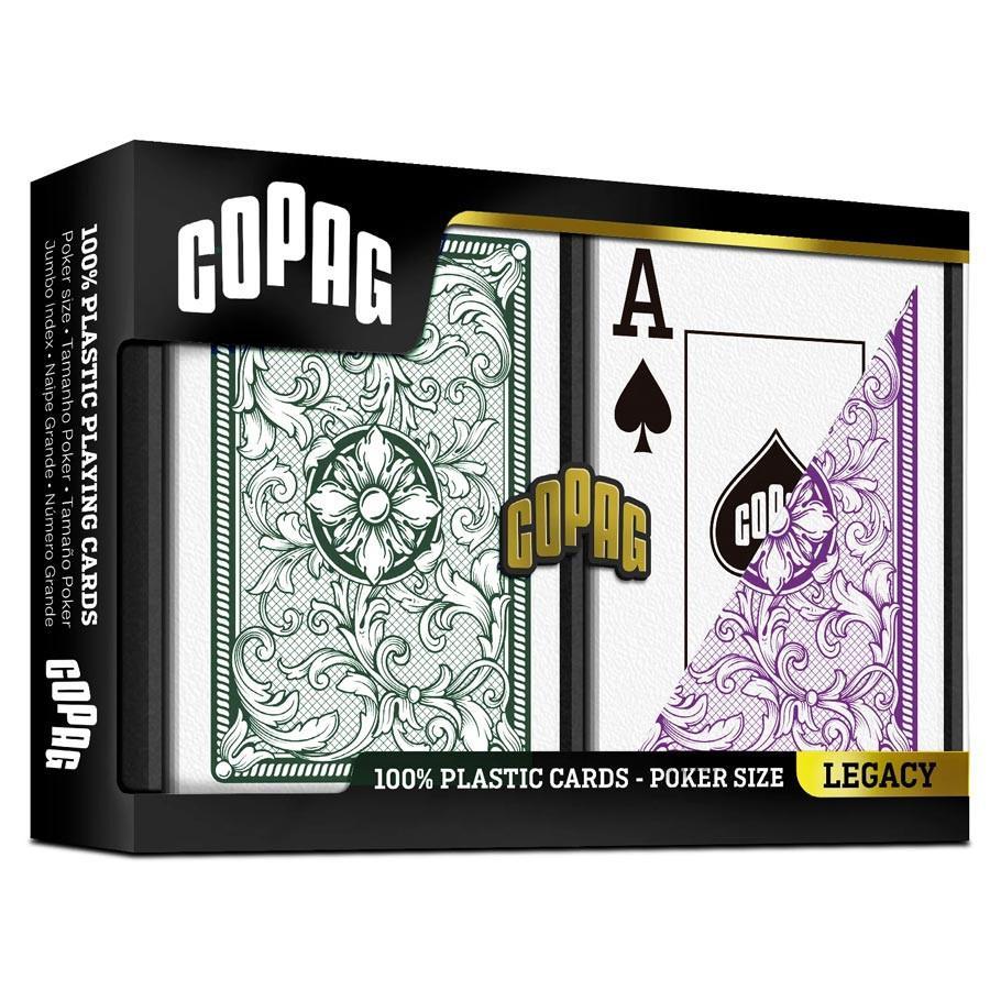 COPAG: Legacy: Poker Size Jumbo Index 2-Pack Playing Cards