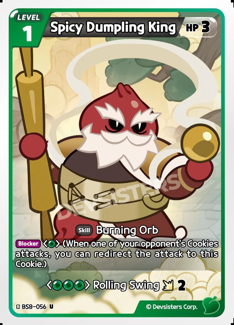 CookieRun TCG - Spicy Dumpling King [BS8-056 U]