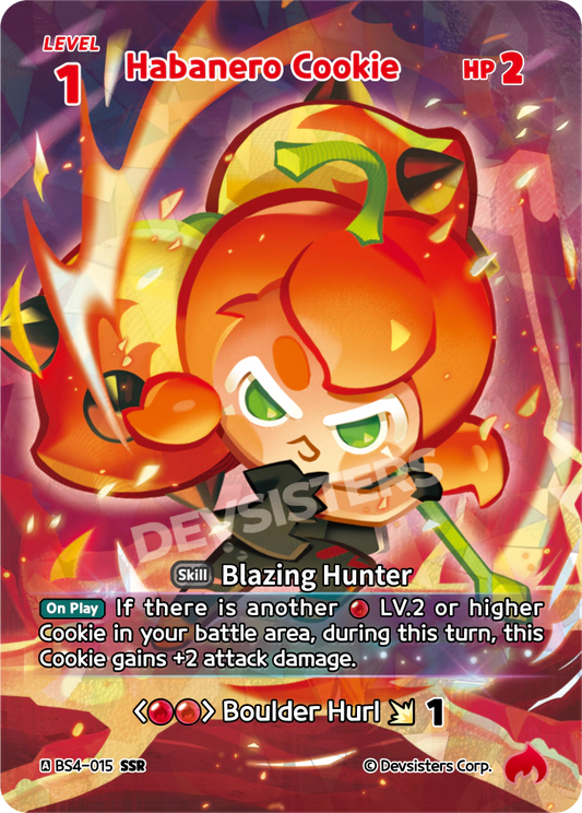 CookieRun TCG - Habanero Cookie [BS4-015 SSR]