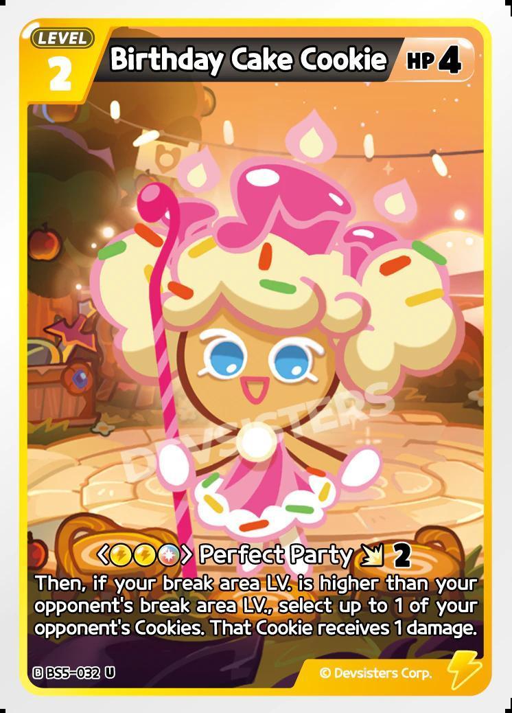 CookieRun TCG - Birthday Cake Cookie [BS5-032 U]