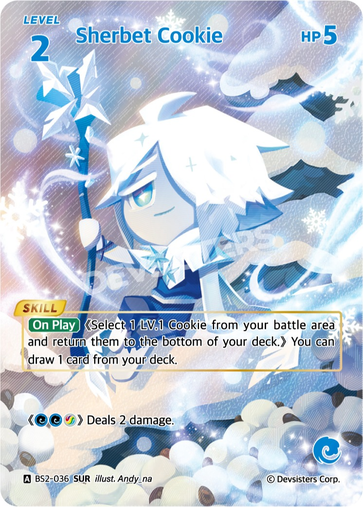 CookieRun TCG - Sherbet Cookie [BS2-036 SUR]