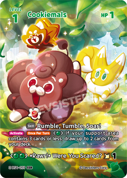 CookieRun TCG - Cookiemals [BS4-059 SSR]