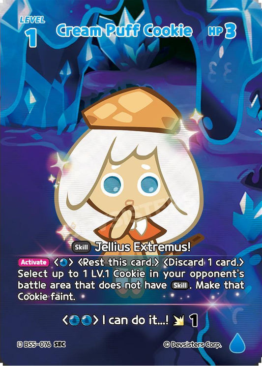 CookieRun TCG - Cream Puff Cookie [BS5-076 SEC]