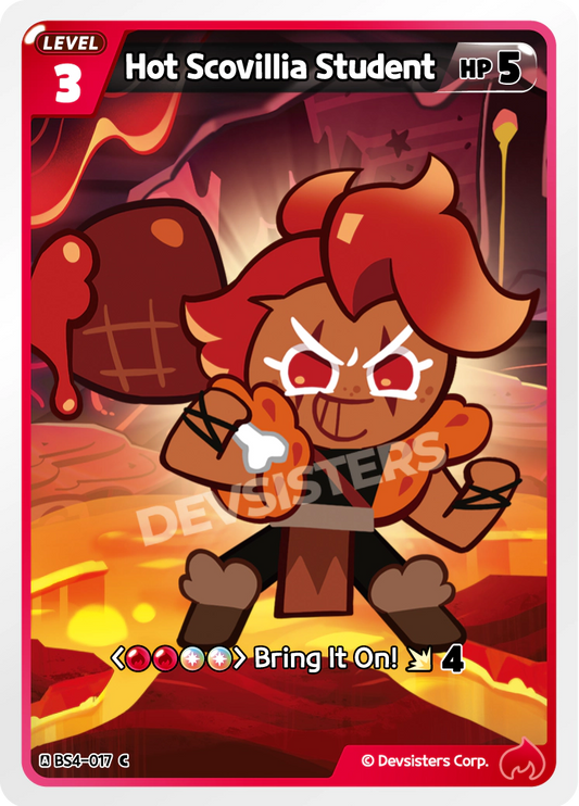 CookieRun TCG - Hot Scovilla Student [BS4-017 C]