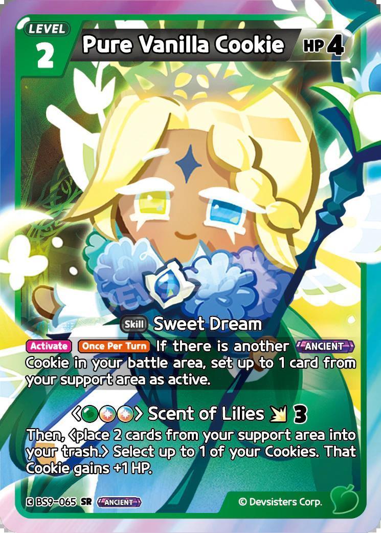 CookieRun TCG - Pure Vanilla Cookie [BS9-065 SR]
