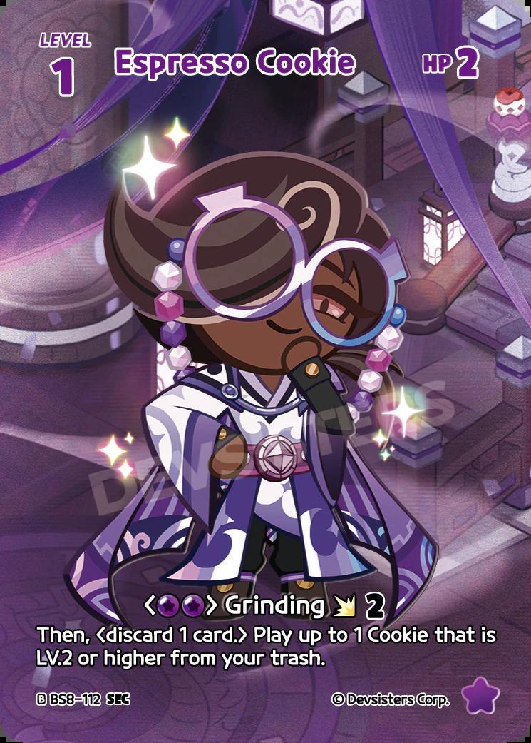CookieRun TCG - Espresso Cookie [BS8-112 SEC]