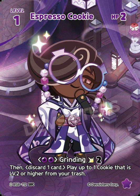 CookieRun TCG - Espresso Cookie [BS8-112 SEC]
