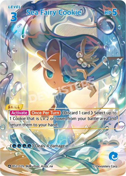 CookieRun TCG - Sea Fairy Cookie [BS2-029 SUR]